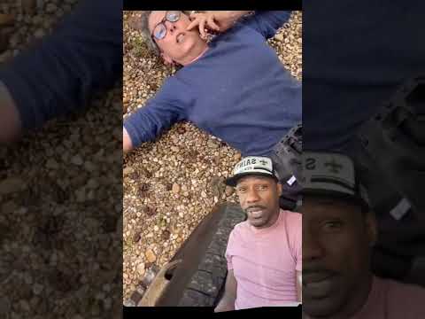KAREN LAYS UNDER DELIVERY DRIVER TRUCK TO GET THEM TO HELP HER