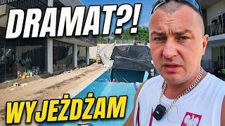 CONSTRUCTION SITE DRAMA AND A SUDDEN DEPARTURE Work is heating up a worker is slacking and I