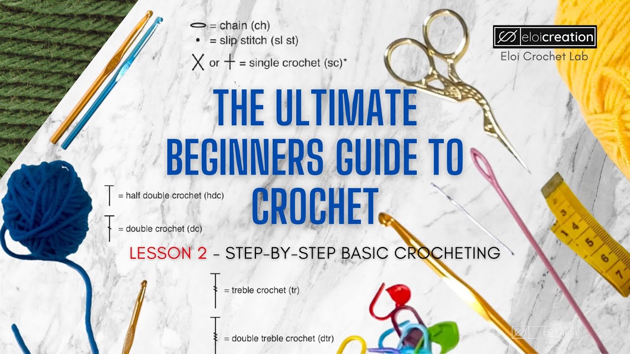 Level Up Your Crochet Skills: 8 Must-Know Stitches for Starters! 🌟