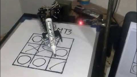 Tic Tac Toe playing robot arm
