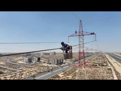 كهرباء الشارقة تنفذ مشروعا استراتيجيا لإزالة الخطوط الهوائية للضغط العالي
