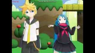 [Miku & Len] Miku Self Destruct Meme [MMD]