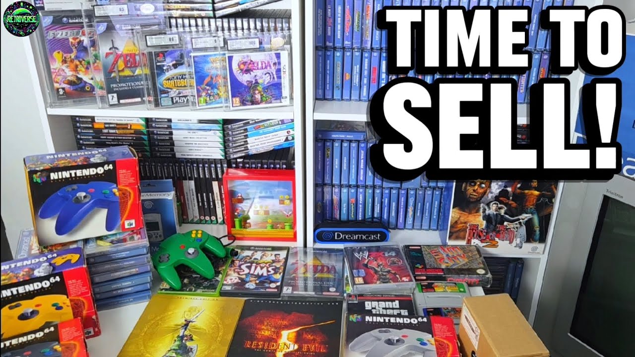 Продаю ретро-игры, чтобы профинансировать покупку игр для игрового рынка!