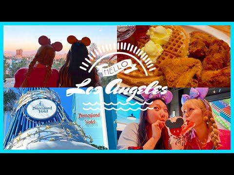 【LA vlog 2/5】6泊8日LA旅行🇺🇸❤️DAY3🎬 ダウンタウンディズニー/ディズニーランドホテル/Target/Roscoes