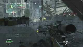 5 man kill streak quick scope MW3