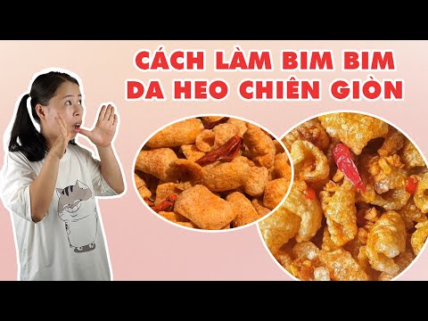 Video Cách Làm Bim Bim Da Heo Cực Dễ | HÀ COOKING - youtube
