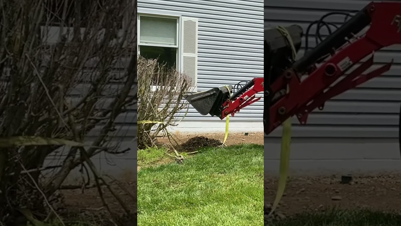 The RK 25 Tractor Was No Match For This Tree