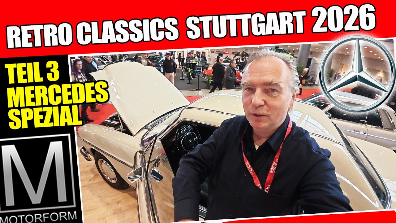 MERCEDES SPEZIAL von der Retro Classics Stuttgart 2026
