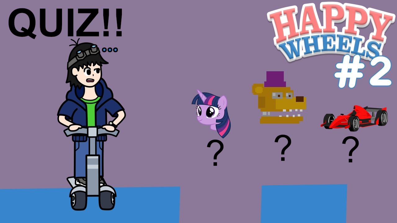 QUIZ IMPOSIBLES!! (grabando a escondidas xd) - Happy Wheels Ep. 2