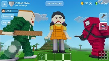 Block Craft 3D: Building Simulator Games For Free Gameplay#2282 (iOS & Android) | Squid 🦑 Game