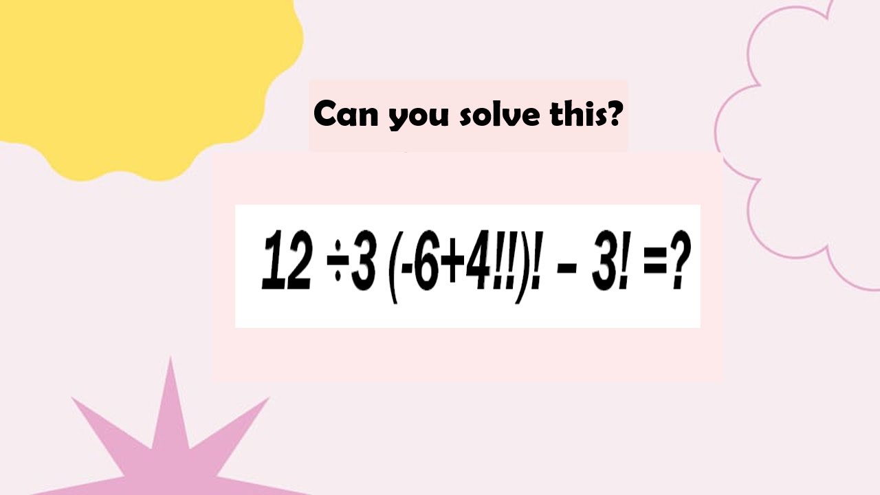 Math quiz | Factorial explained | Double Factorial | Solving equations with factorial.