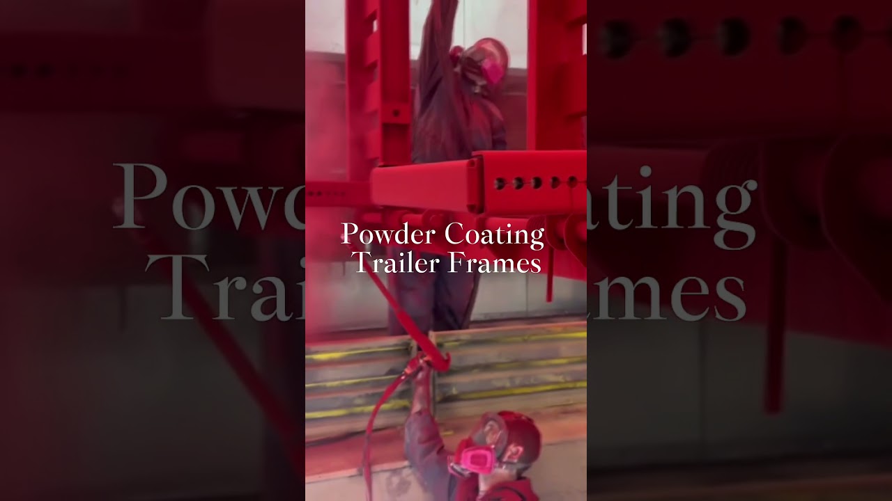 Electron Powder Coating Gun putting in the work coating these frames! 