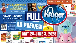*FULL AD* Kroger Ad Preview for 5/28-6/1 | NEW 5x Digital Coupon Sale, Weekly Digitals, & MORE