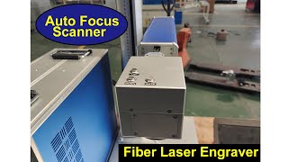 Transon Autofocus Fiber Laser Marking Machine Infrared Sensor Autofocus