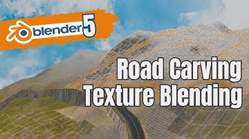 Carving Roads in Blender 5.0: The Beginners Guide Nobody Asked For :)