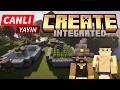 🔴CANLI🔴 Fabrikayı Kuruyoruz - Create İntegrated !ses !ses2 !modpaketi - DİKEY YAYIN