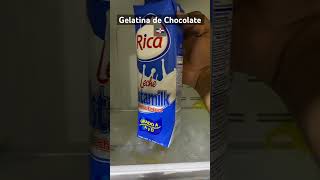 Gelatina de Chocolate ???? #viral #shorts #gelatina #chocolate #video #shortvideo #postres #chef