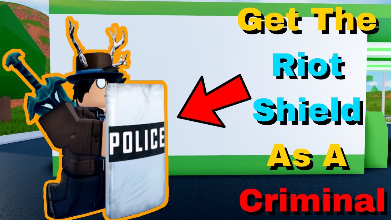 Roblox Jailbreak Get The Riot Shield As A Criminal Police Only Item As A Criminal Working Glitch - roblox jailbreak how to get swat gun and swat shield for