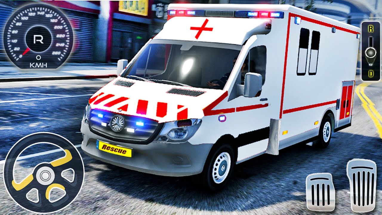City Ambulance Rescue Simulator 2020 - Emergency Van Duty Driving - Android GamePlay