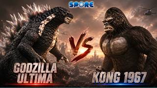 Godzilla Ultima vs Kong (1967) - SPORE Gameplay