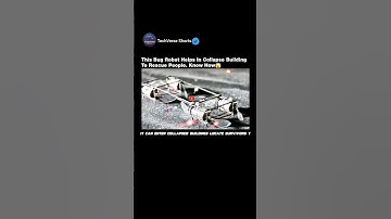 This Bug Robot Rescues People from Collapsed Buildings🏚️🪰#shorts#engineering