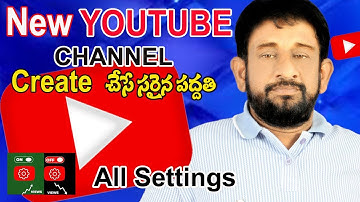 How to create youtube channel in telugu 2025 ||  how to start youtube channel 2025 in telugu