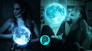 GLOWING MOON In Picsart | PicsArt Photo Manipulation | Photo Editing Tutorial screenshot 5