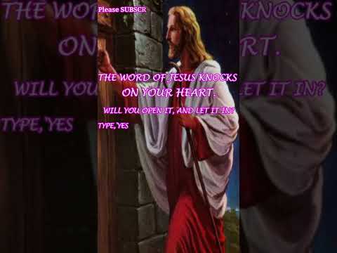 Jesus is knocking