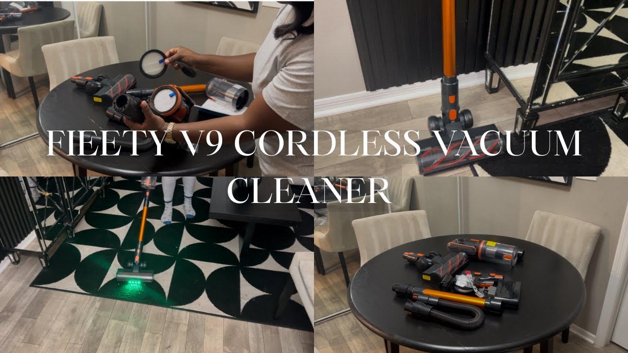Беспроводной пылесос FIEETY V9 | Распаковка и сборка