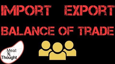 Is export more important than import? Balance of trade - Animated Video