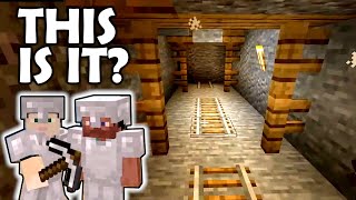 SMALLEST MINESHAFT I'VE EVER SEEN | 2Player Minecraft HARDCORE (Part 7) Nintendo Switch | Basement