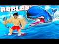 Pulling A GIANT WHALE?! | Roblox Strongman Simulator