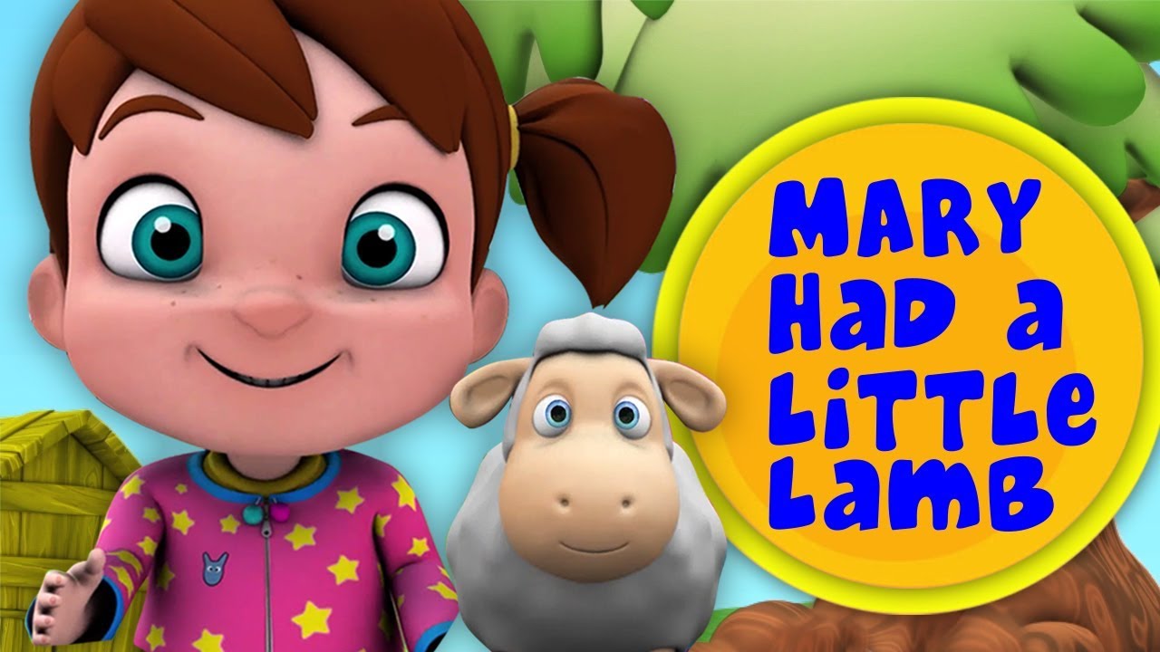 ⁣у Мэри был маленький ягненок | детские стишки | Mary Had A Little Lamb | Little Treehouse Russia