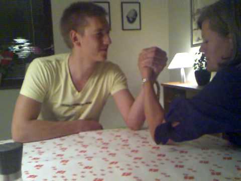 Moms wrestling their sons