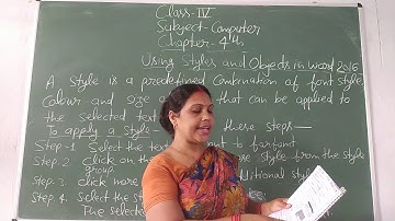 Class-4 Computer Chapter-4 By Madhu Srivastava