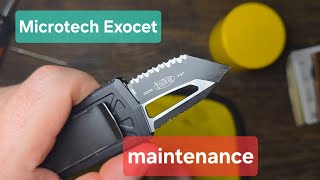 Disassembly and maintenance of Microtech Exocet