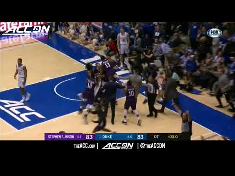 Stephen F. Austin's Nathan Bain's Buzzer-Beater Layup vs. Duke Seals The Win