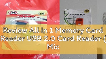 Review All in 1 Memory Card Reader USB 2.0 Card Reader ( Micro SD , TF , MMC , M2 MS )