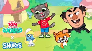 Friends vs. Gargamel 🌼 Talking Tom & Friends: World x The Smurfs (Gameplay)
