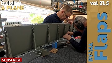 RV-14A | Flaps 21.5 - Internal Ribs & Top Skin Attached  #aviation #vansaircraft #airplane #dadjokes