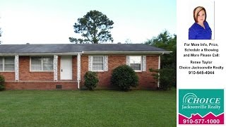 117 Shamrock Drive, Jacksonville, NC Presented by Renee Taylor.