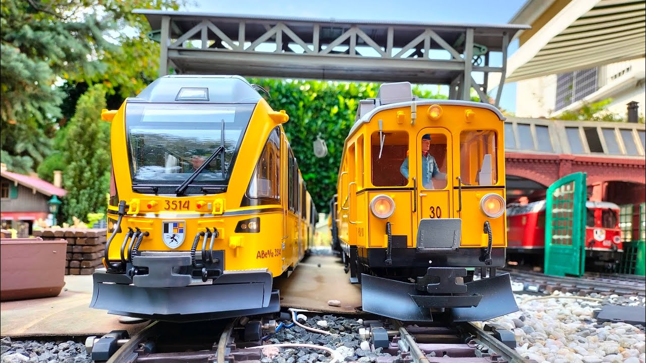 Ein Modellbahn-Fest unter blauem Himmel - LGB Fahrtag auf der Esslinger Gartenbahn im August 2025