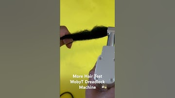 More Hair Test with Amazon WobyT Dreadlock Machine #dreadlockmachine #locs #locextensions