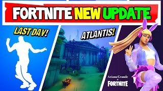 Fortnite Update Atlantis Ariana Grande Lady Gaga X Fortnite Free Emote And Wraps Youtube