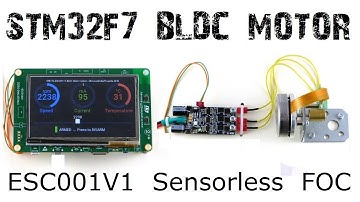 STM32F7 BLDC CAN Speed Controller ESC001V1 GUI