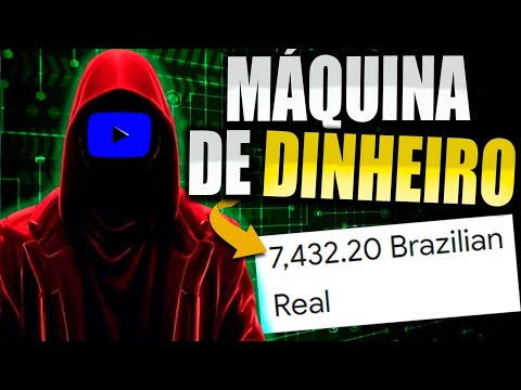 R$ 7,500,00 com Canal Dark MÁQUINA DE DINHEIRO | Sem aparecer, Sem usar voz. Monetiza muito rápido