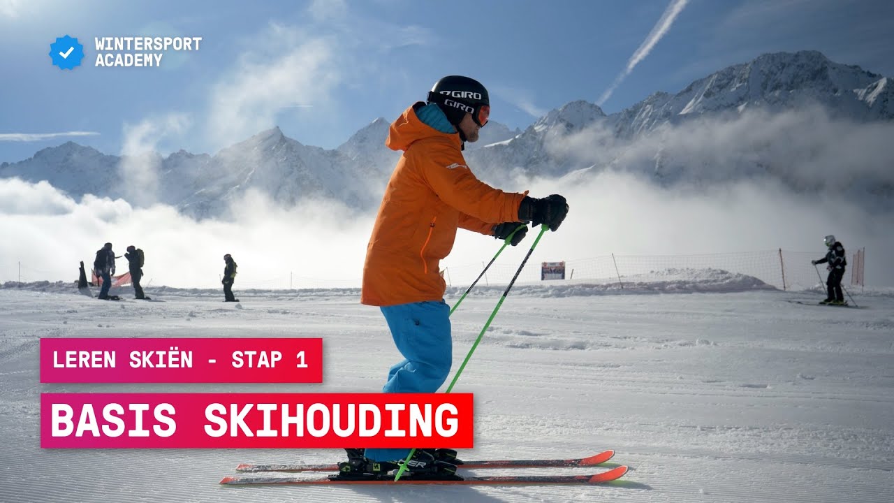 Ministerie Donau Portugees Leren skiën stap 1: de basis skihouding - Wintersport tips - YouTube