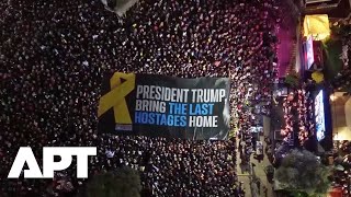 WATCH: Drone Footage Captures Massive Rally at Hostages Square in Tel Aviv | APT