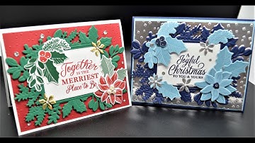 Merriest Moments using Hybrid Embossing Folder
