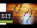 How To Make Halloween Witch’s Broom Earrings With The Bead Place